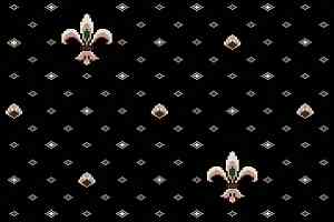 Ковролин Виктория 01 (лилия) Black фото  | FLOORDEALER